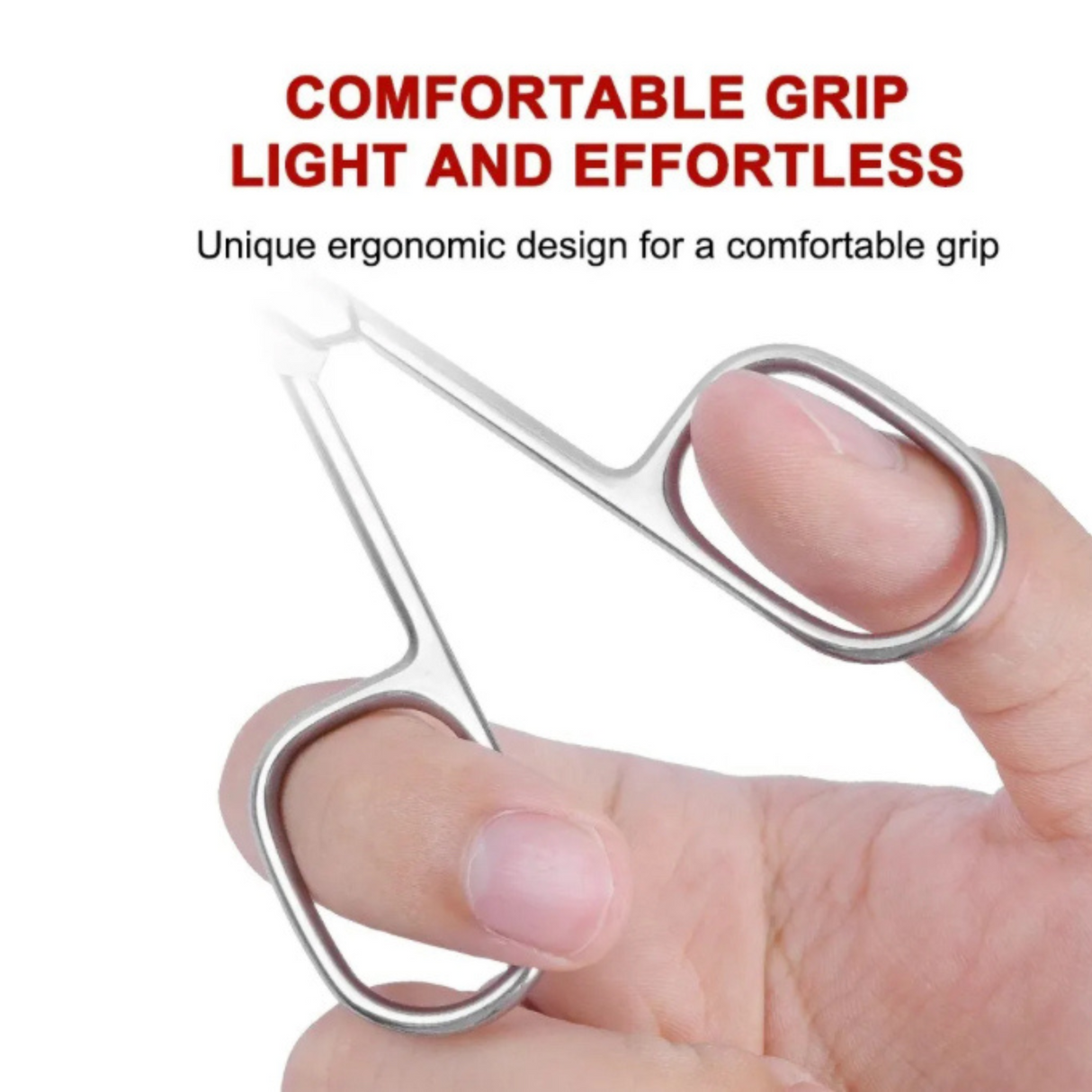 Russian Manicure Scissors Cuticle Regrowth Cut Curved Tip Nail Pedicure Grooming Professional Stainless Steel Dead Skin Remover - Theresia Cosmetics - nail tools - Theresia Cosmetics