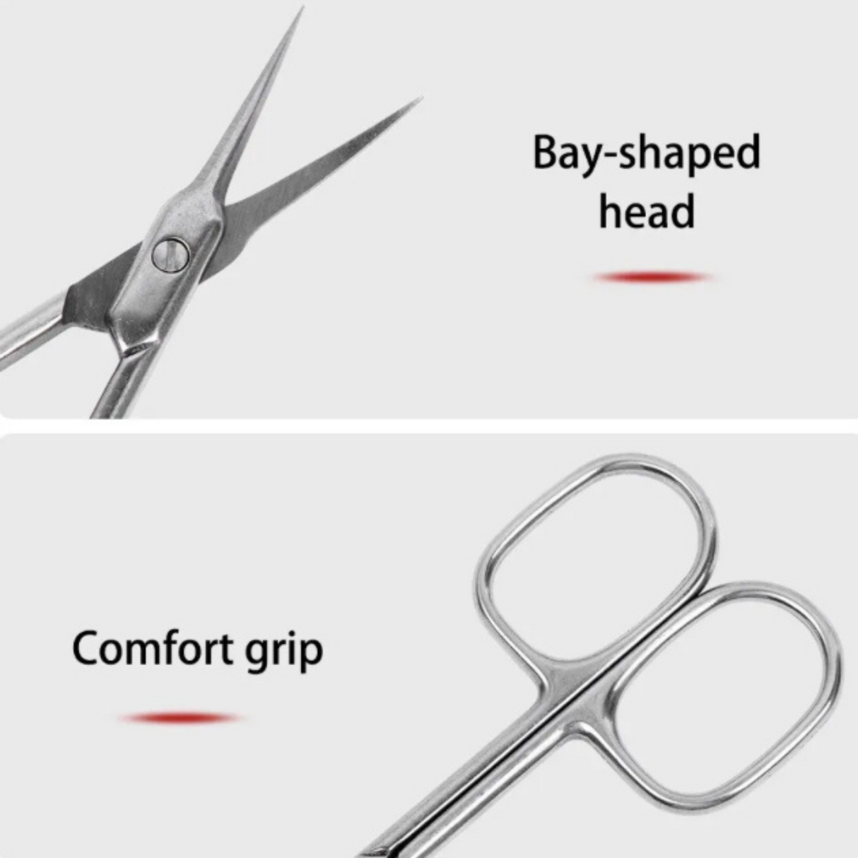 Russian Manicure Scissors Cuticle Regrowth Cut Curved Tip Nail Pedicure Grooming Professional Stainless Steel Dead Skin Remover - Theresia Cosmetics - nail tools - Theresia Cosmetics
