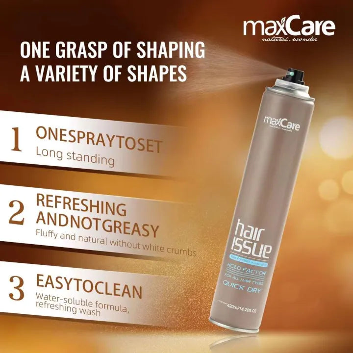 Maxcare Quick Dry Hair Spray 420ml - Theresia Cosmetics - Hair Spray - Theresia Cosmetics