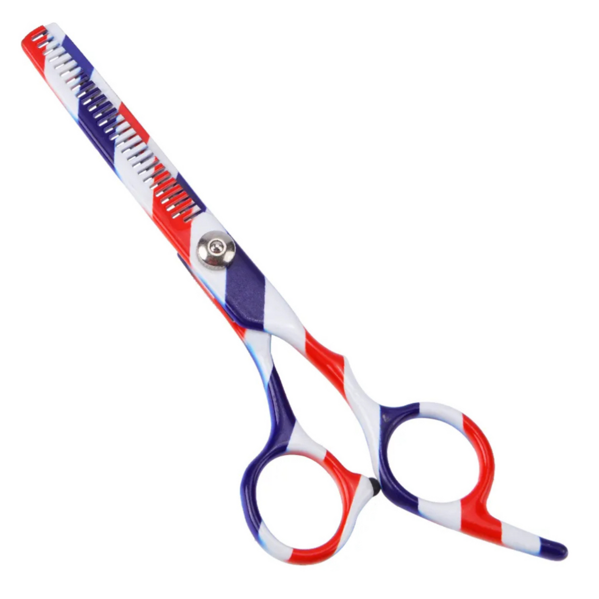 Stripes Barber Design Scissors - 6” - Theresia Cosmetics - Scissors - Theresia Cosmetics