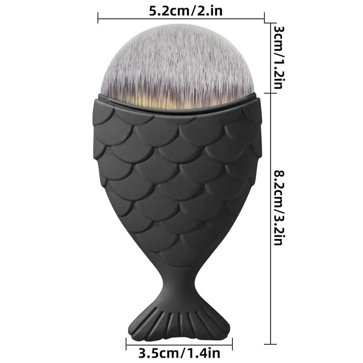 HudaBeauty - Mermaid Tail Makeup Brush in 3 Colors - Theresia Cosmetics - Makeup tools - Theresia Cosmetics