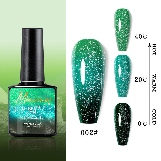 Thermal Nail Gel Polish Temperature Changing Colors - Theresia Cosmetics - Theresia Cosmetics