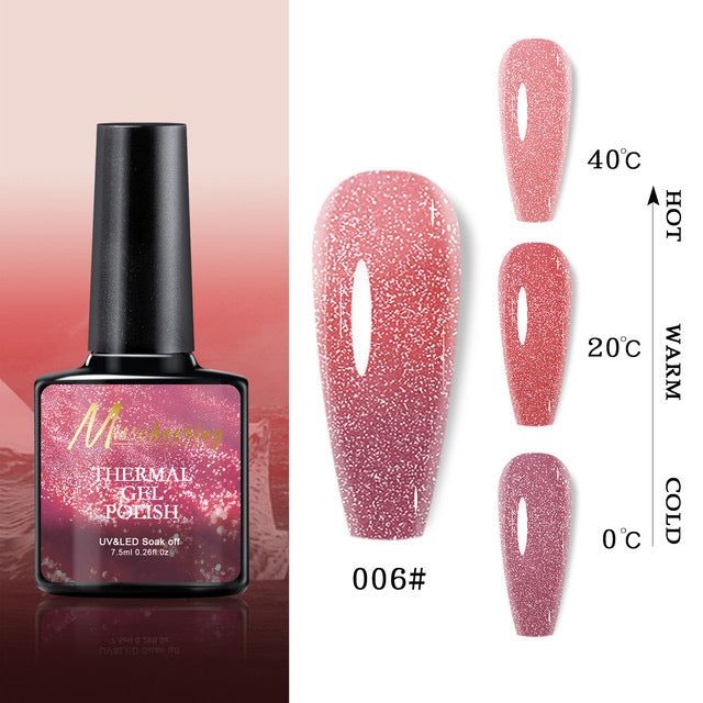 Thermal Nail Gel Polish Temperature Changing Colors - Theresia Cosmetics - Theresia Cosmetics
