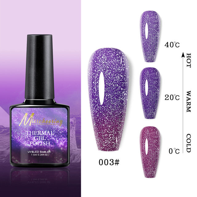 Thermal Nail Gel Polish Temperature Changing Colors - Theresia Cosmetics - Theresia Cosmetics