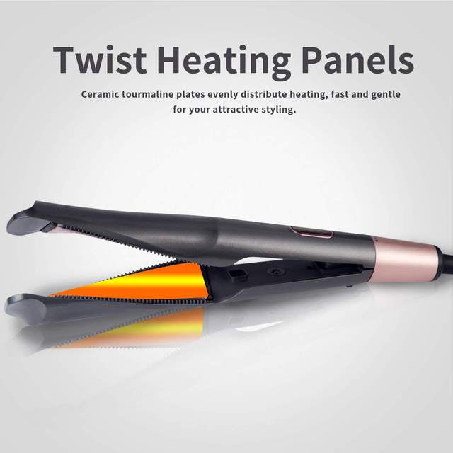 2 in 1 Hair Straightener and Curler For All Hair Types - Theresia Cosmetics - hair straightener and curler - Theresia Cosmetics