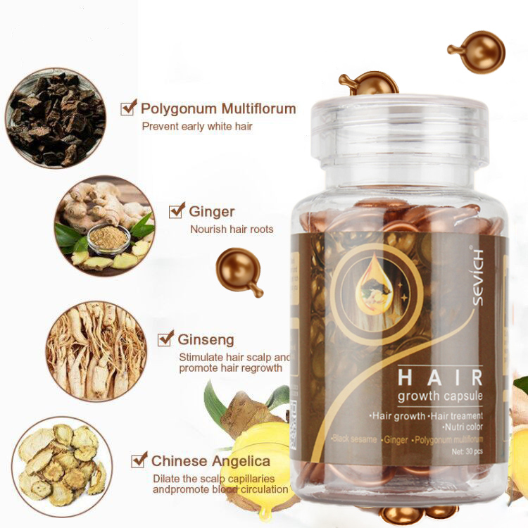 Professional Hair Growth Capsule Oil For Hair Vitamin 30pcs - Theresia Cosmetics - hair growth - Theresia Cosmetics