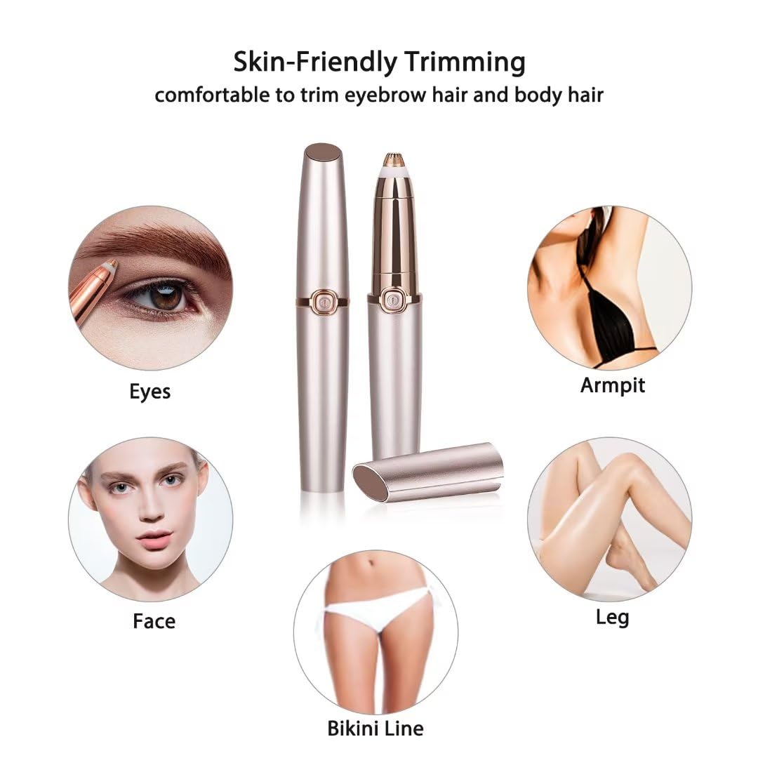 Hair Cleaning Golden Perfect Eyebrow Trimmer, For Professional - Theresia Cosmetics - eyebrows - Theresia Cosmetics