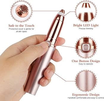 Hair Cleaning Golden Perfect Eyebrow Trimmer, For Professional - Theresia Cosmetics - eyebrows - Theresia Cosmetics