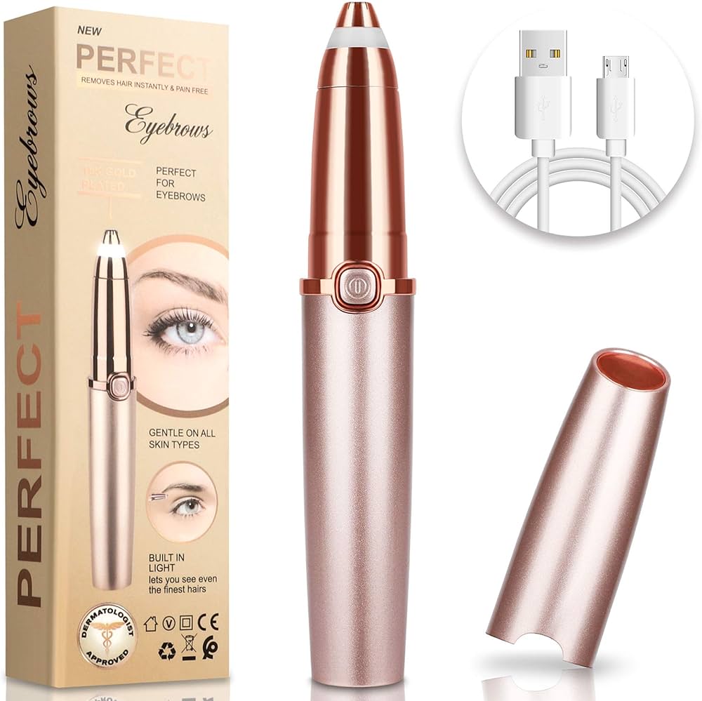 Hair Cleaning Golden Perfect Eyebrow Trimmer, For Professional - Theresia Cosmetics - eyebrows - Theresia Cosmetics