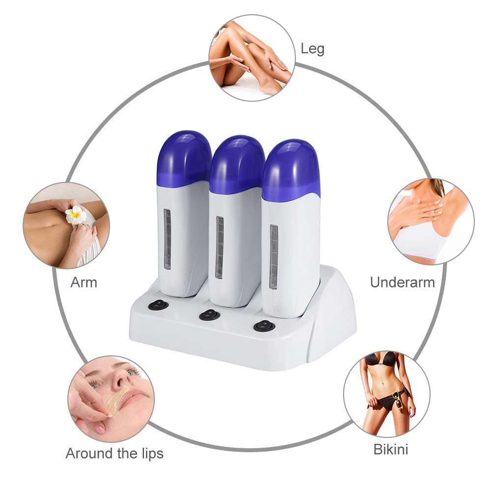 Depilatory Wax Heater - Three Pools - Theresia Cosmetics - hair removal - Theresia Cosmetics