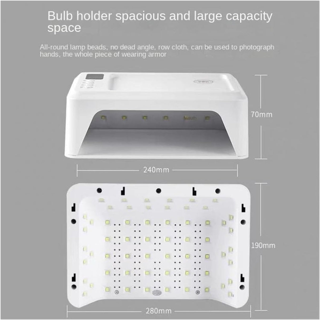 2 in 1 Led/Uv Lamp + Hand Pillow - Theresia Cosmetics - nail care - Theresia Cosmetics