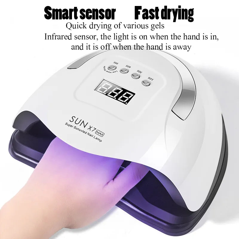 Sun X7 Max Smart Sensor Uv machine - Theresia Cosmetics - nail care - Theresia Cosmetics