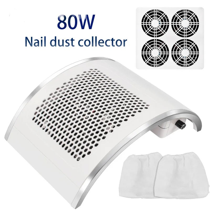 Nail Dust Collector 80W 4 Motors - Theresia Cosmetics - nail care - Theresia Cosmetics