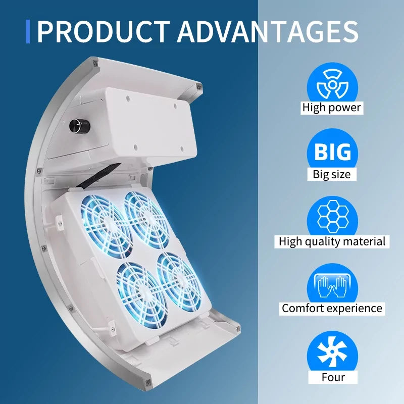 Nail Dust Collector 80W 4 Motors - Theresia Cosmetics - nail care - Theresia Cosmetics