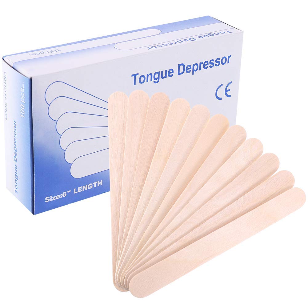 Wooden Tongue Depressor 100 pcs Waxing Spatula - Theresia Cosmetics - waxing - Theresia Cosmetics