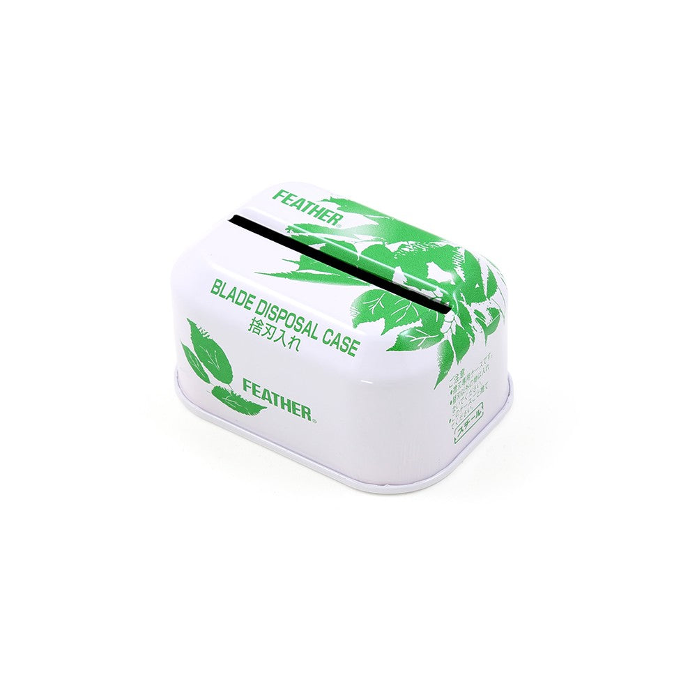 Feather Blade Safe Disposal Case/Tin - Theresia Cosmetics - barber tools - Theresia Cosmetics