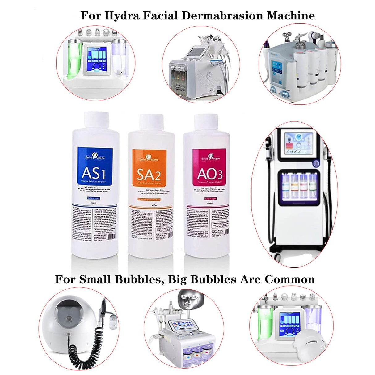 AS1 SA2 AO3 Aqua Peeling Solution for Hydra Facial Derma Machine - Theresia Cosmetics - facial care - Theresia Cosmetics