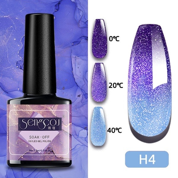 Thermal Nail Gel Polish Temperature Changing Colors - Theresia Cosmetics - Theresia Cosmetics