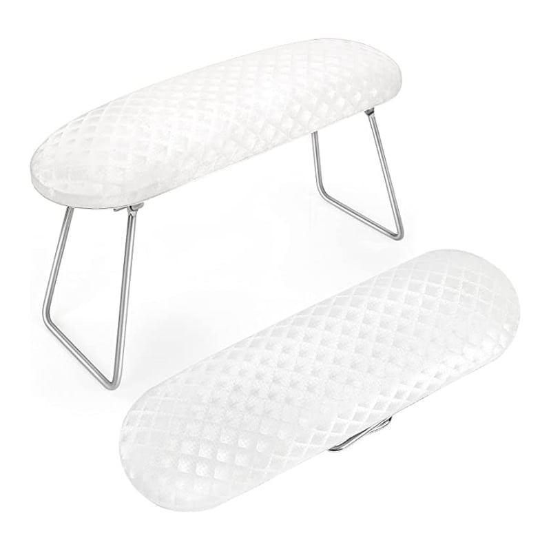 White Arm Rest Manicure - Theresia Cosmetics - arm rest - Theresia Cosmetics