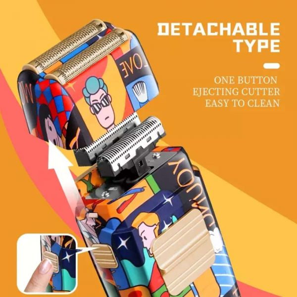 Kemei 1102-H Pro 2 Graffiti New Design - Theresia Cosmetics - Barber Machines - Theresia Cosmetics