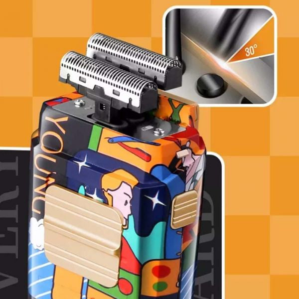 Kemei 1102-H Pro 2 Graffiti New Design - Theresia Cosmetics - Barber Machines - Theresia Cosmetics