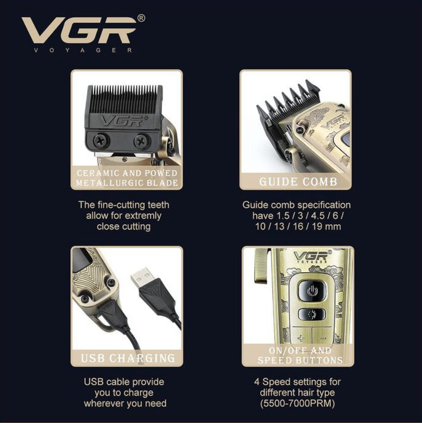 VGR V-005 Voyager New - Theresia Cosmetics - Barber Machines - Theresia Cosmetics