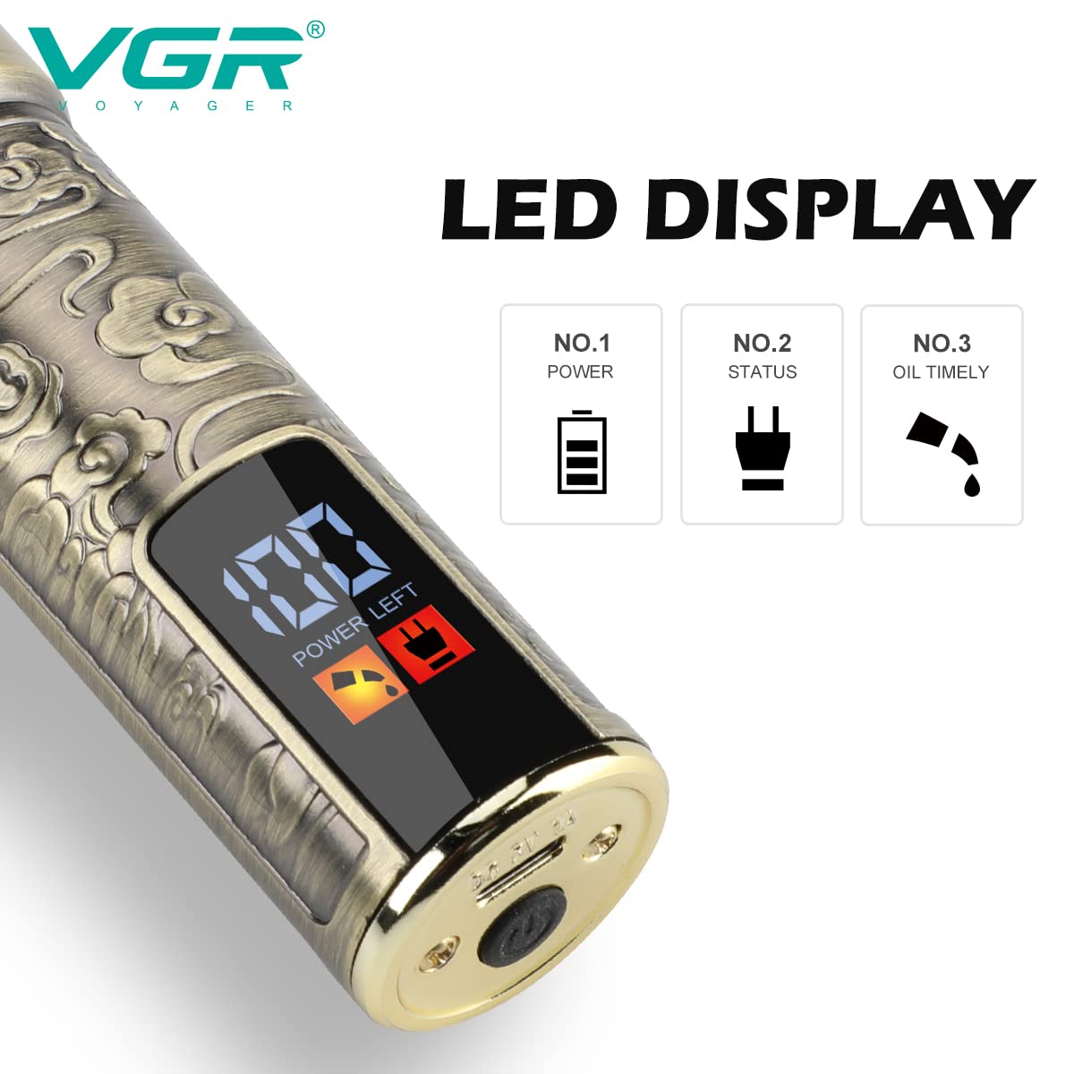 VGR V-073 Newest Design - Theresia Cosmetics - Barber Machines - Theresia Cosmetics