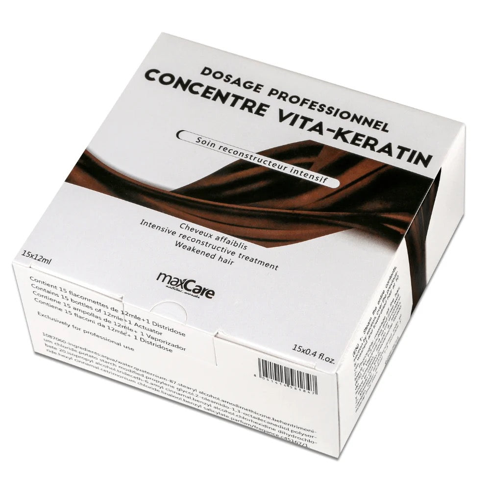 Maxcare Natural Herbal Concentre Vita-Keratin - 12ml x 15pcs