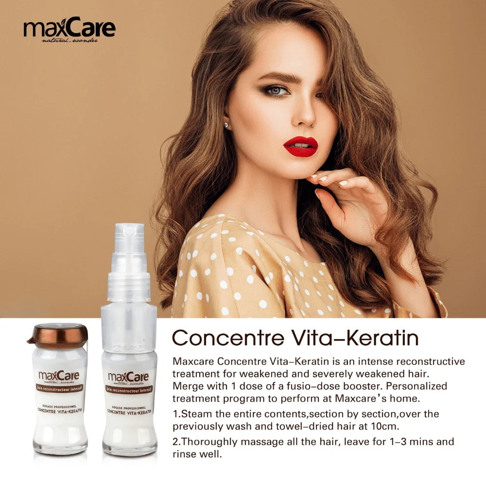 Maxcare Natural Herbal Concentre Vita-Keratin - 12ml x 15pcs