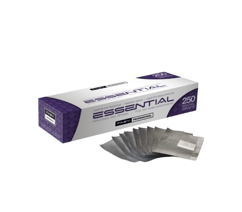 Faby Essential Removal Wraps (250pcs) - Theresia Cosmetics - nail care - Theresia Cosmetics