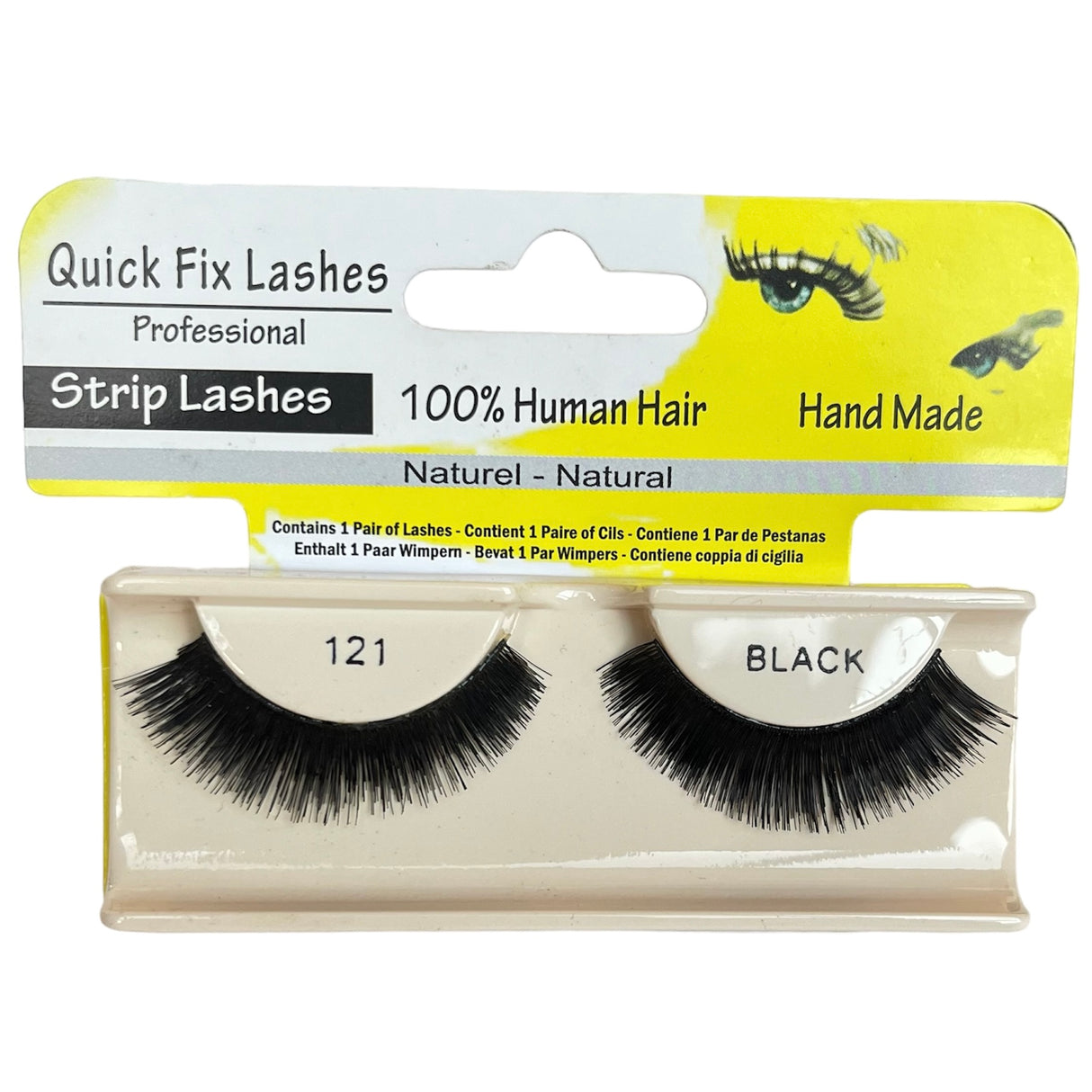 Quick Fix Strip Lashes - 121 Black - Theresia Cosmetics - Eyelashes - Theresia Cosmetics