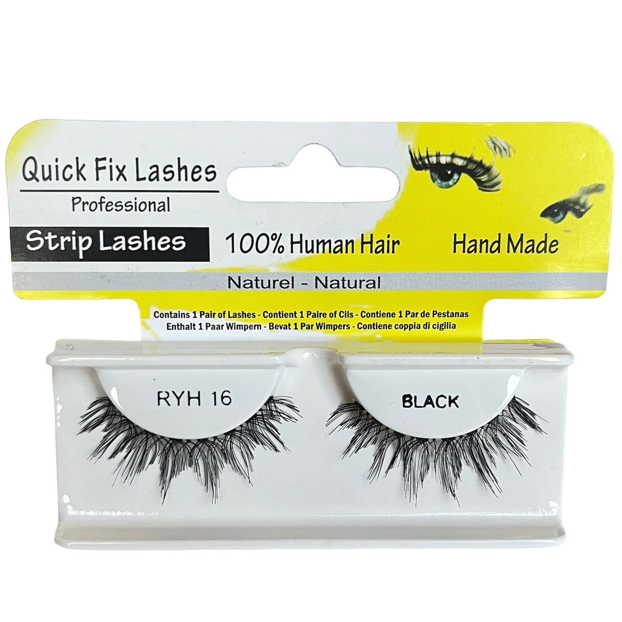 Quick Fix Strip Lashes - RYH Black - Theresia Cosmetics - Eyelashes - Theresia Cosmetics