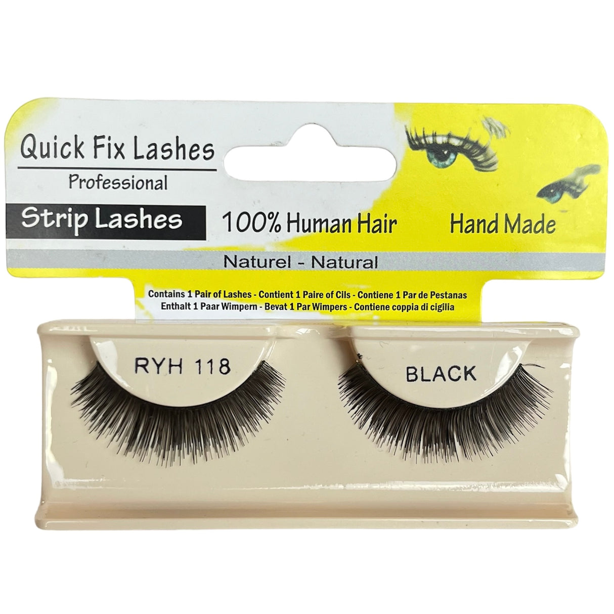 Quick Fix Strip Lashes - RYH Black - Theresia Cosmetics - Eyelashes - Theresia Cosmetics
