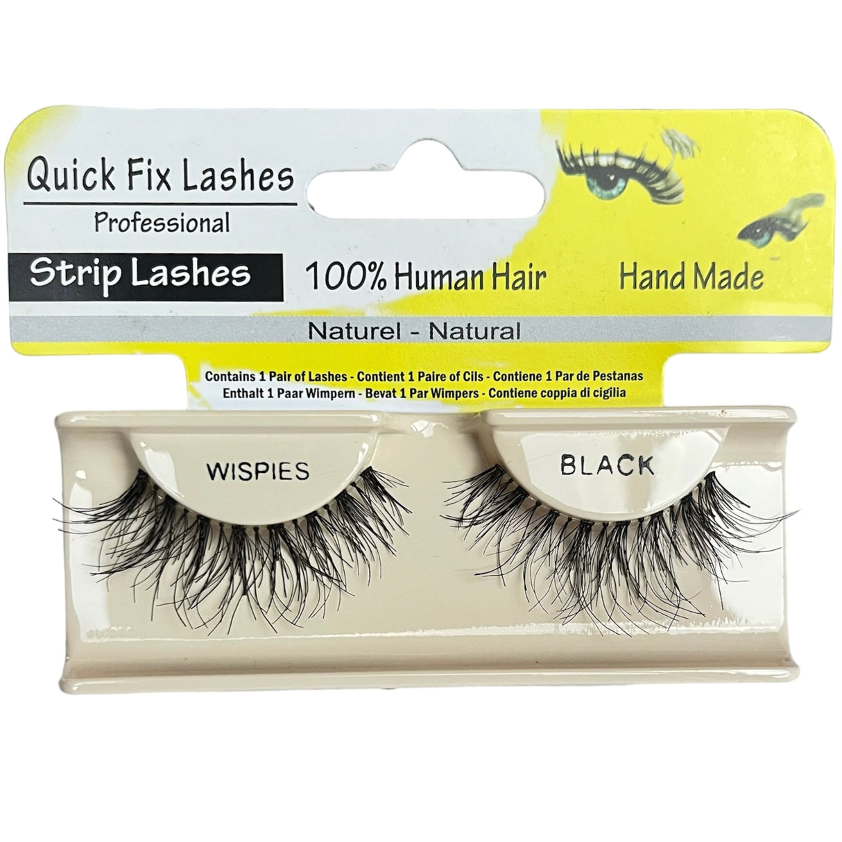 Quick Fix Strip Lashes - Wispies Black - Theresia Cosmetics - Eyelashes - Theresia Cosmetics