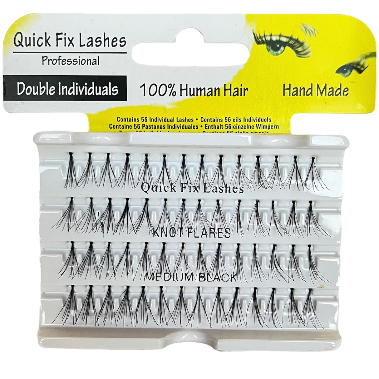 Quick Fix Double Individuals Lashes - Knot FlaresBlack - Theresia Cosmetics - Eyelashes - Theresia Cosmetics