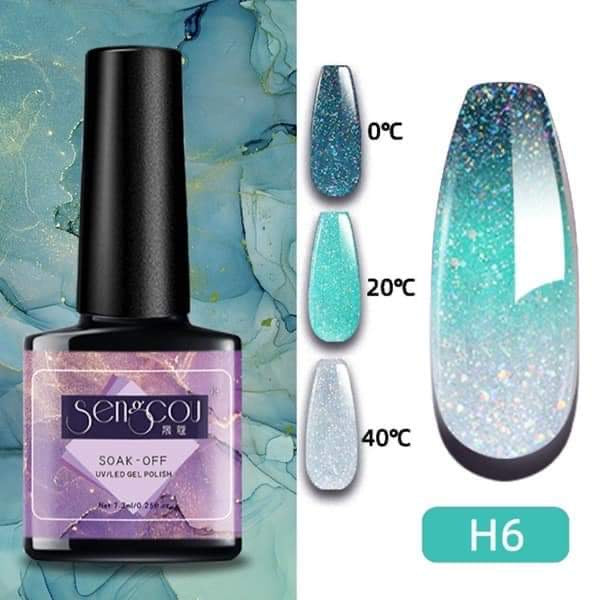 Thermal Nail Gel Polish Temperature Changing Colors - Theresia Cosmetics - Theresia Cosmetics