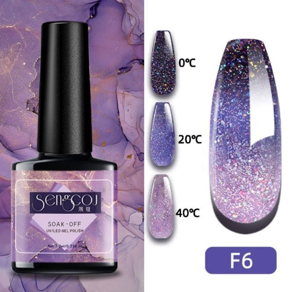 Thermal Nail Gel Polish Temperature Changing Colors - Theresia Cosmetics - Theresia Cosmetics
