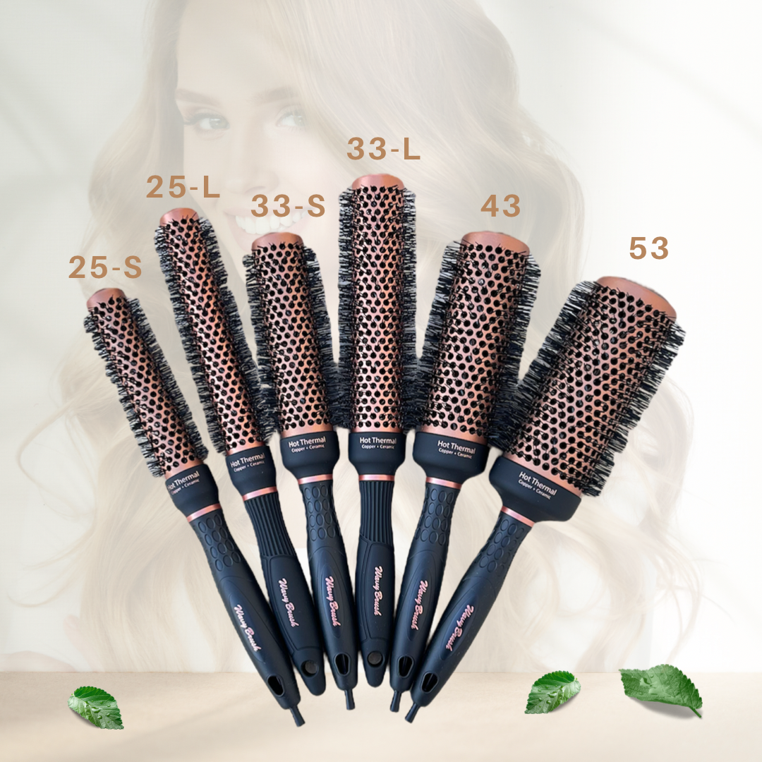 Rounded Wavy brush - Theresia Cosmetics - hair brush - Theresia Cosmetics