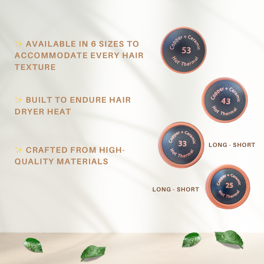 Rounded Wavy brush - Theresia Cosmetics - hair brush - Theresia Cosmetics