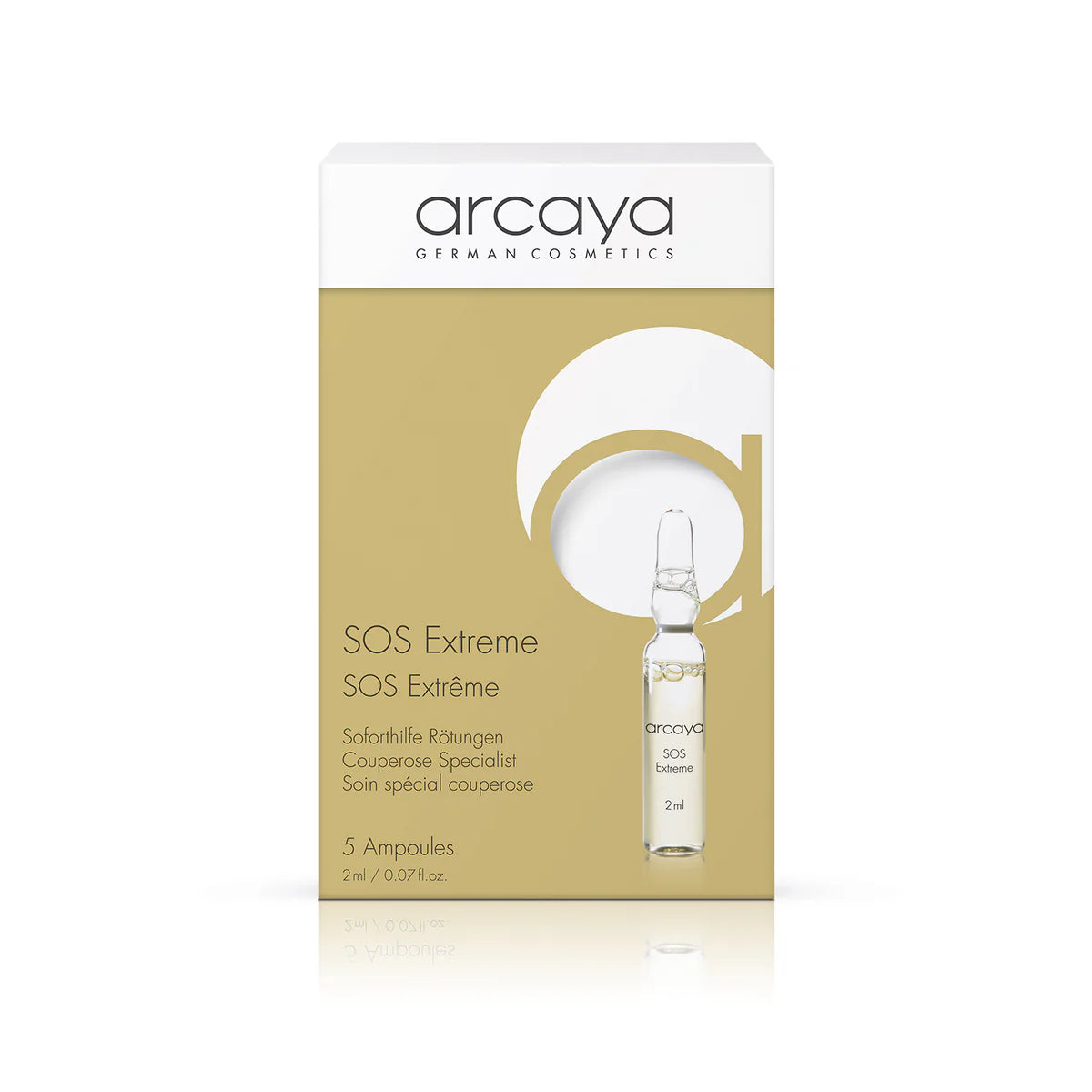 Arcaya SOS Extreme Ampoule Pack - Calming, Redness-Relief, Dryness