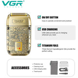 VGR V-336 Foil Titanium Shaver