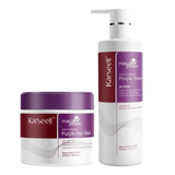Karseell Purple Hair Mask & Shampoo Set | Complete Toning Duo for Blonde & Silver Hair