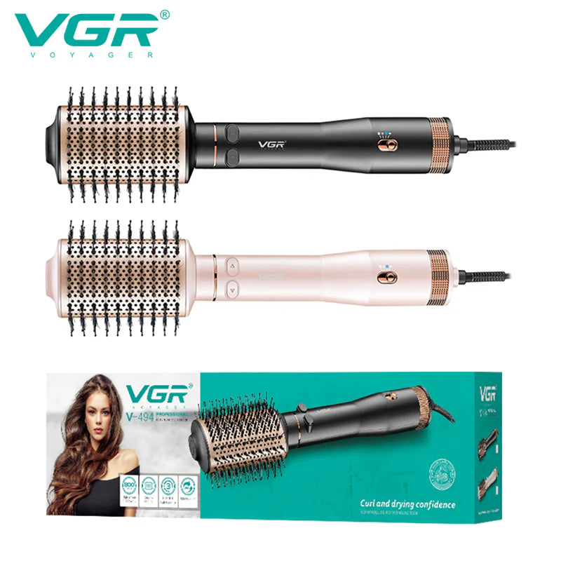 VGR Hair Dryer Brush with Rotation V-494