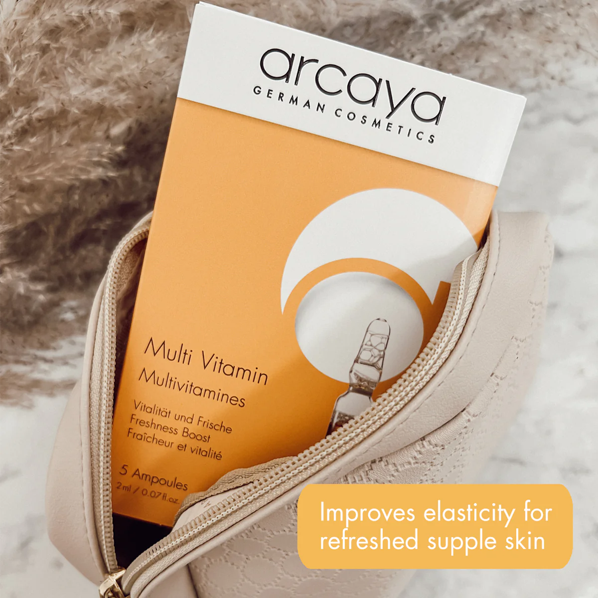 Arcaya Multi-Vitamin Ampoule Pack - Vitamin A-C-E, F and B6 for intensive immune protection of the skin