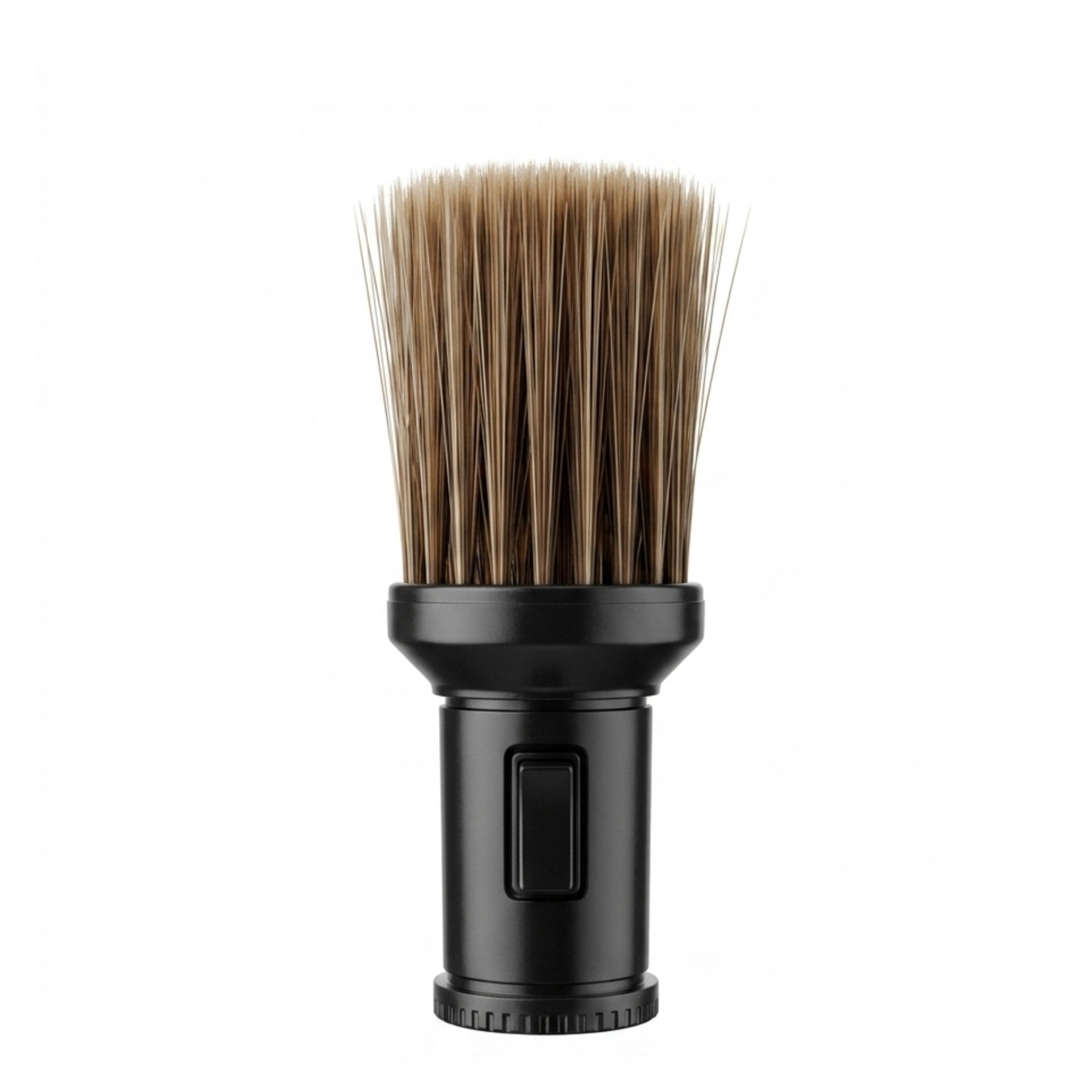 Black Barber Soft Neck Duster With Powder Applicator
