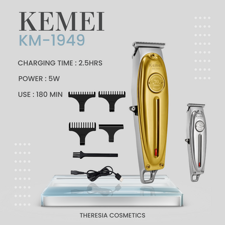 Kemei 1949 - Theresia Cosmetics - Barber Machines - Theresia Cosmetics