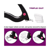 Nail Art Tips Cutter Acrylic False Nails Triple Cut