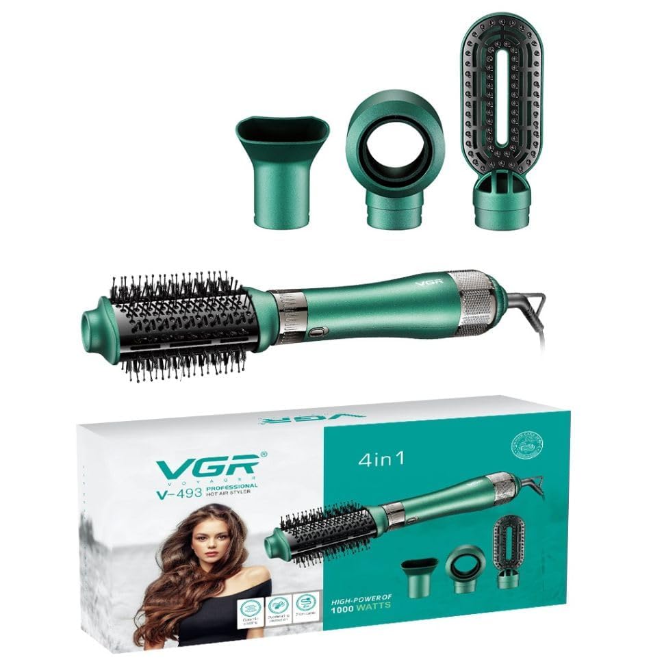 VGR V-493 Hair Dryer Brush 4 in 1