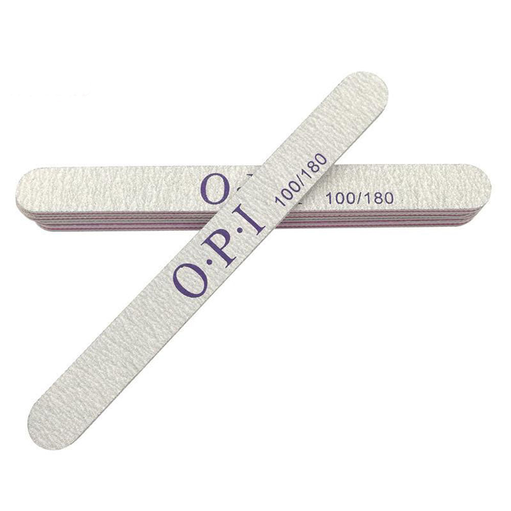 OPI Nails Grit Nail Files for Acrylic Fine Grit (100/180 Grit)