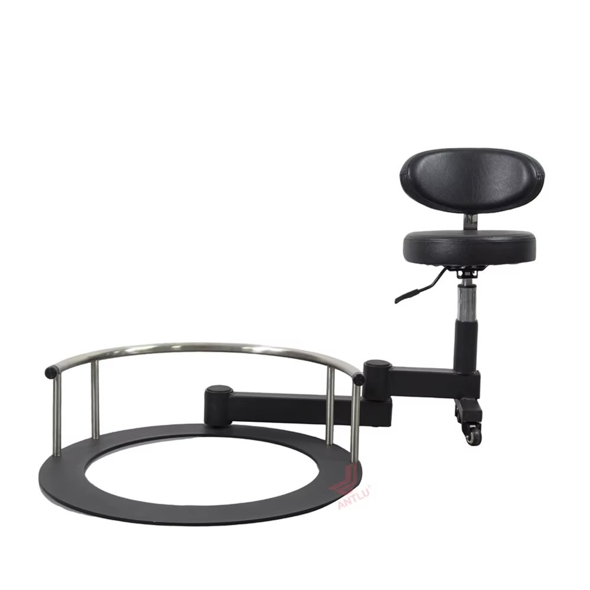Professional Heavy-Duty Barber Chair with Hydraulic Lift & 360° Swivel